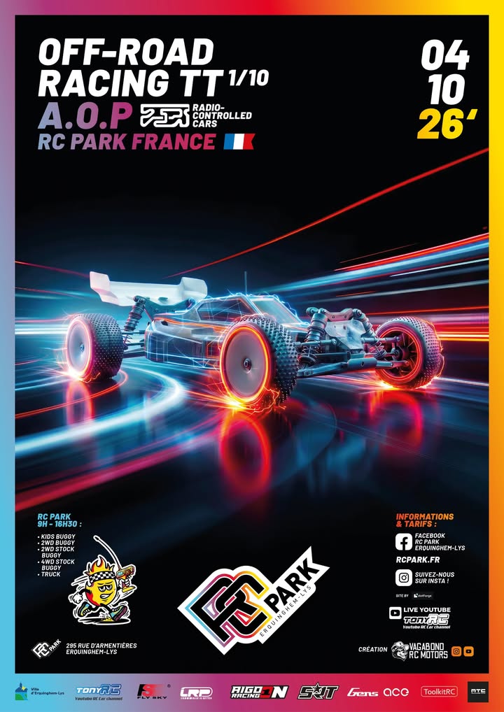 COURSE AOP – RC PARK – DIMANCHE 4 OCTOBRE 2026