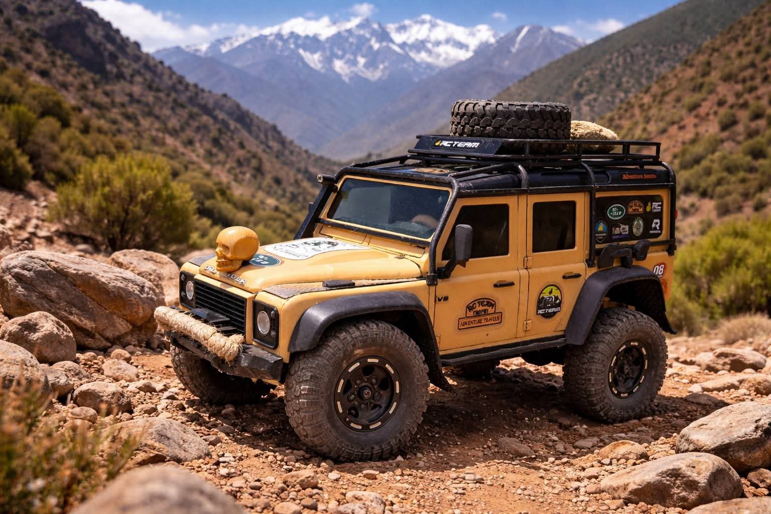 Traxxas Trx4-M Defender, Crawler / Scale, voiture radiocommandée de Stephane Galand, RC Park