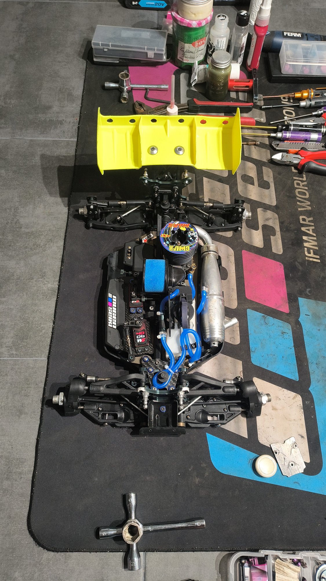 Mugen Seiki mbx8r, voiture radiocommandée de Stan o, TTMBC