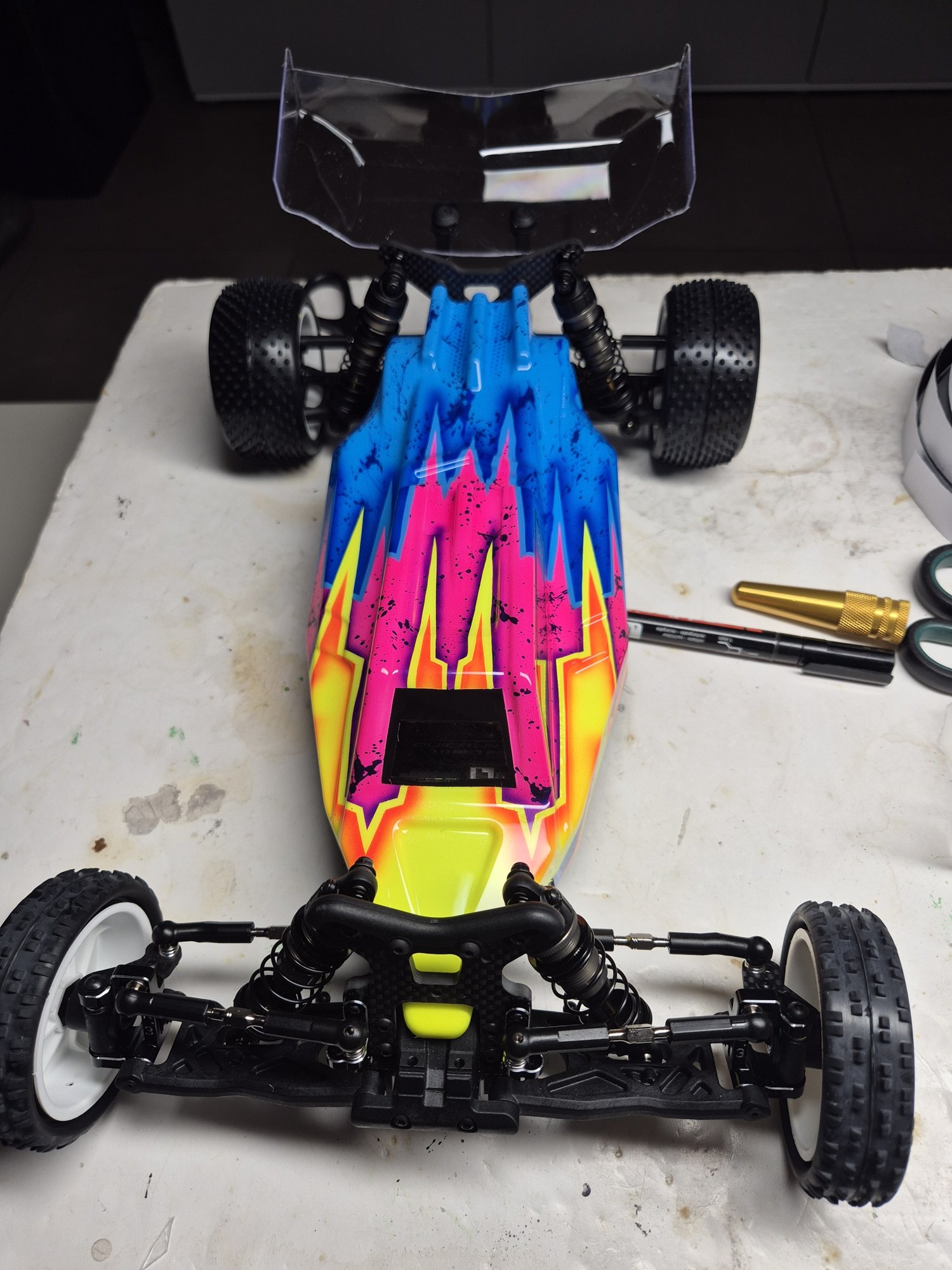 PR Racing B10R, TT 1/10 4x2 Stock 13.5T, voiture radiocommandée de Thierry Ducart, RC Park club