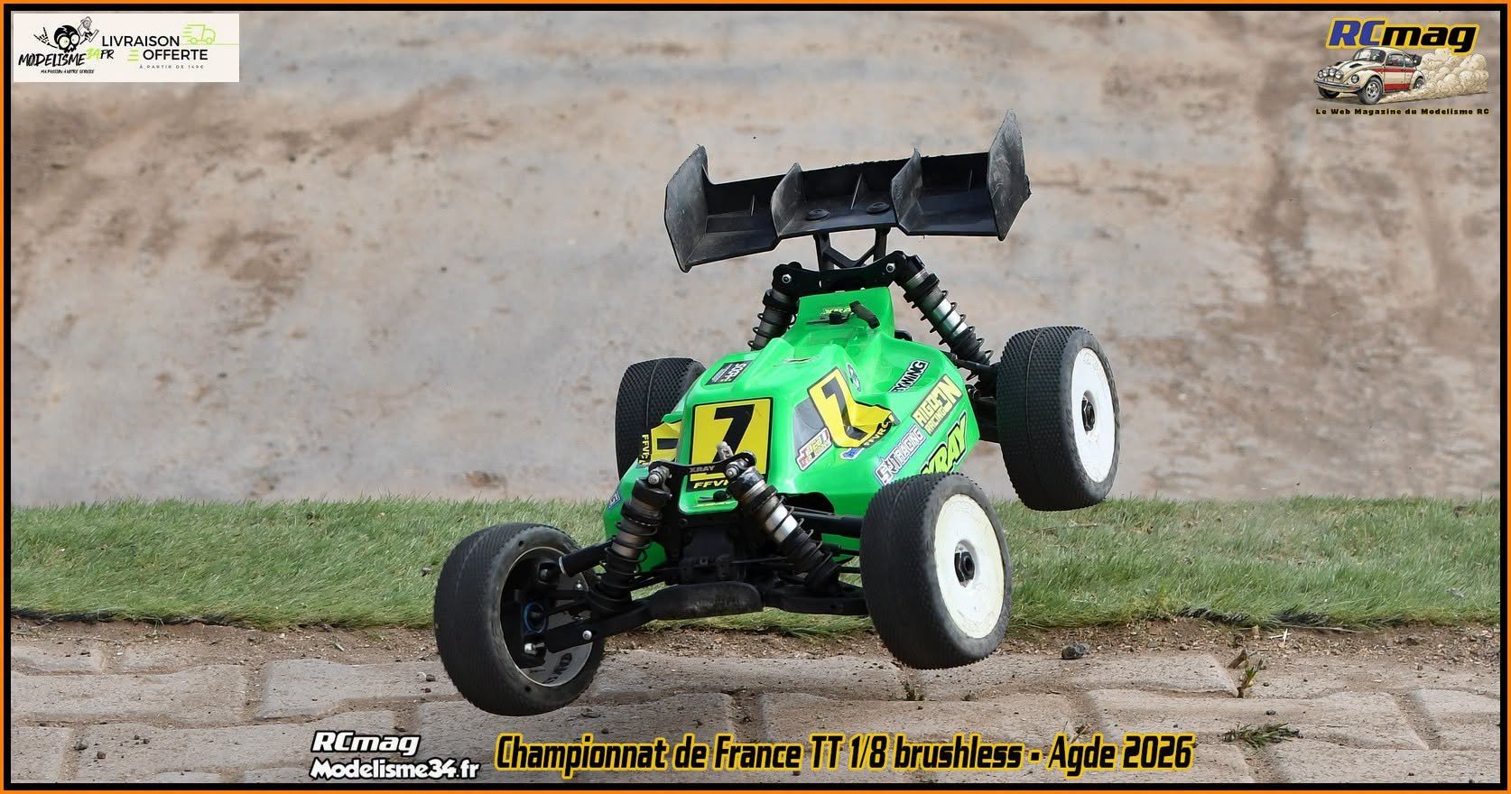 Xray XB8 2026, voiture radiocommandée de Marc DELCROIX, TTMBC