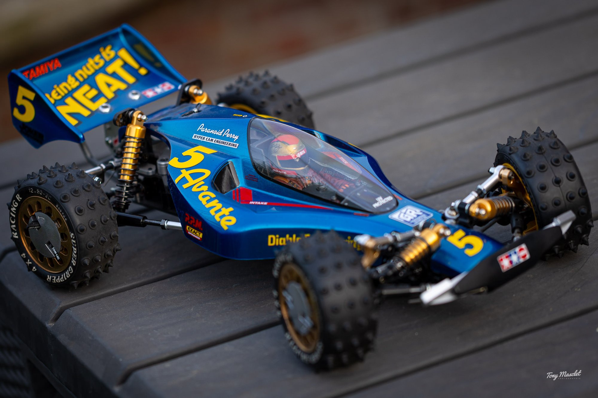 Tamiya Avante, Vintage 4x4, voiture radiocommandée de Tony Masclet, RC Park club