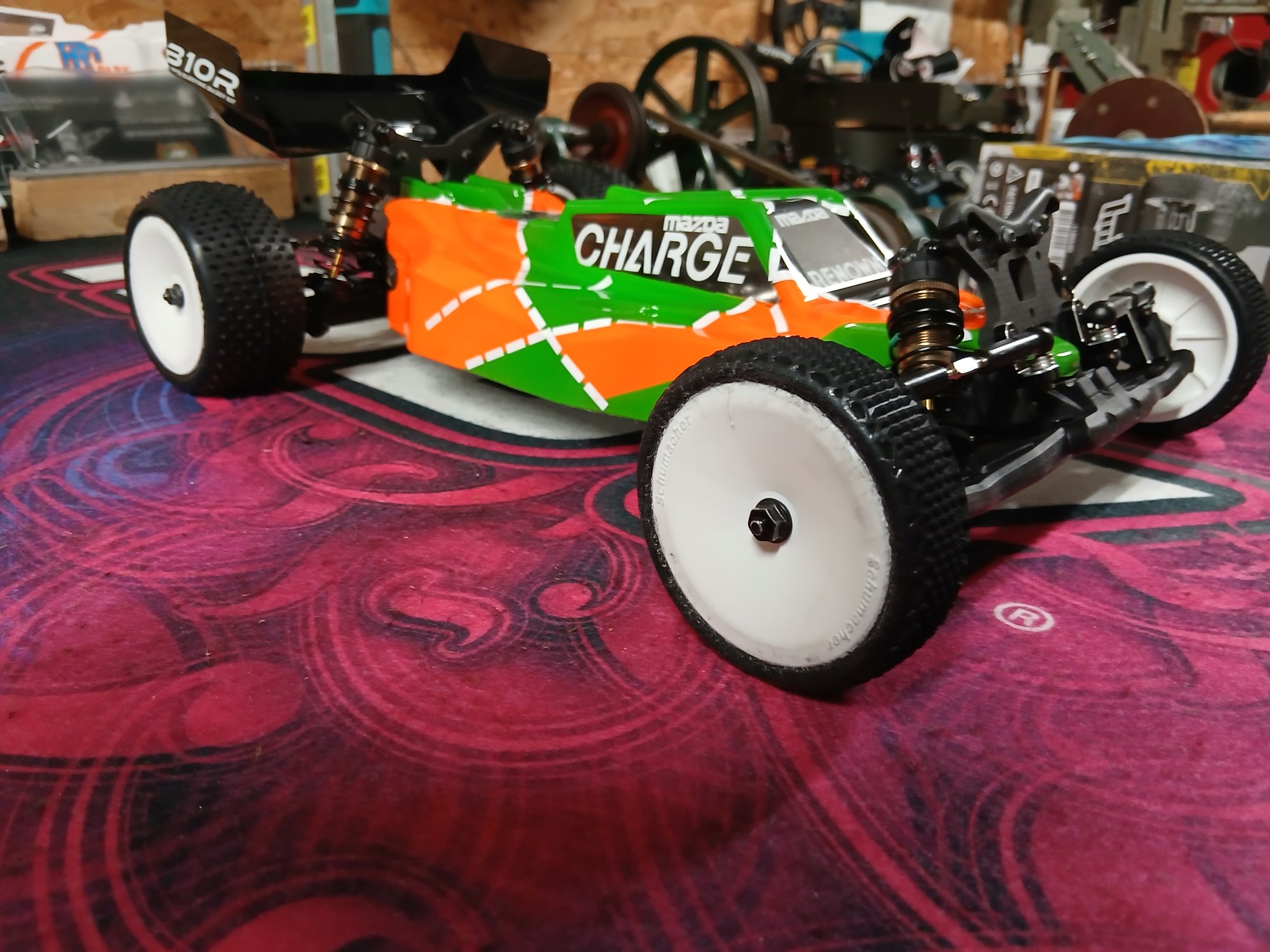 PR Racing B10R, TT 1/10 4x2 Stock 13.5T, voiture radiocommandée de David Leleux, RC Park club