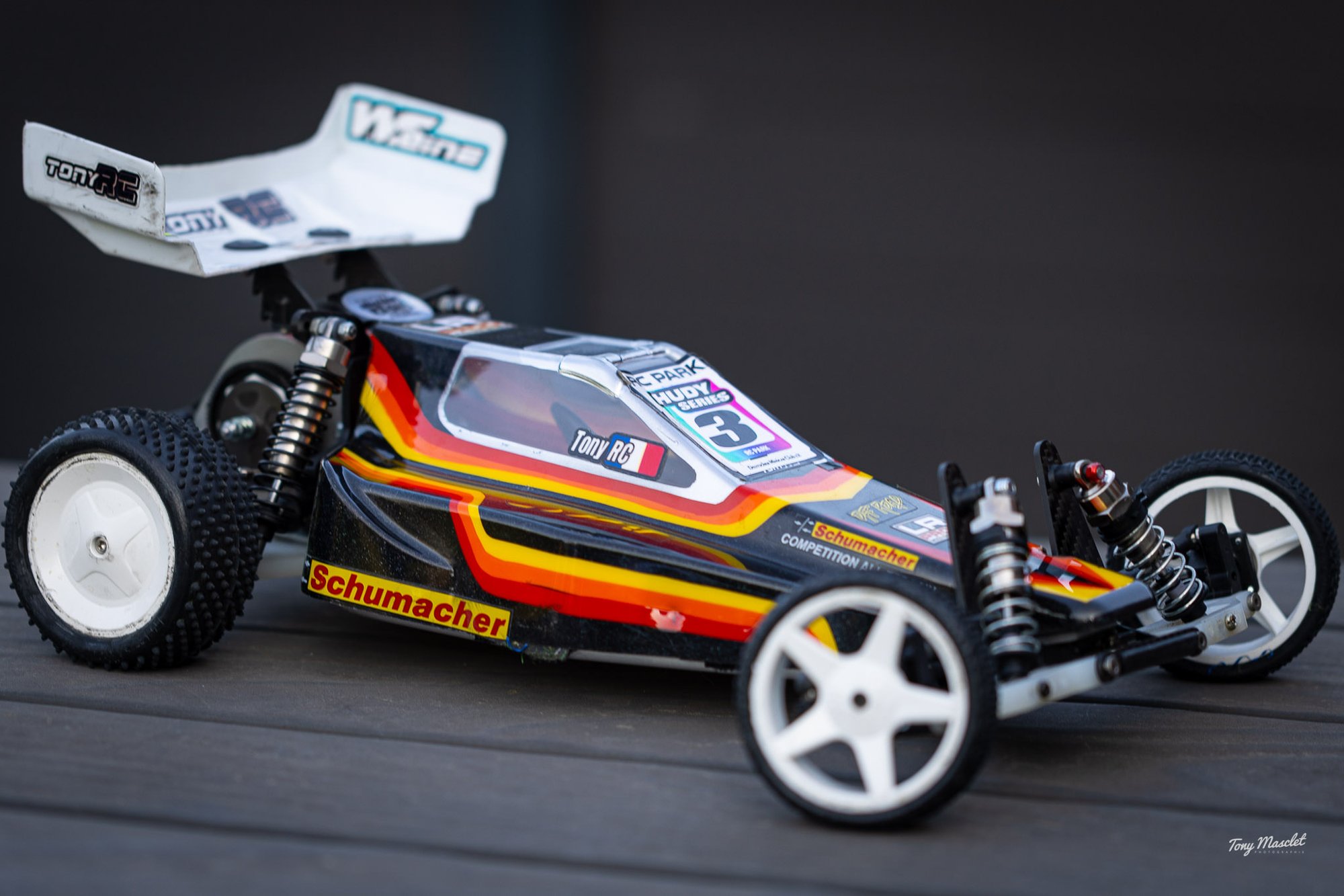 Schumacher Cougar classic, Vintage 4x2, voiture radiocommandée de Tony Masclet, RC Park club