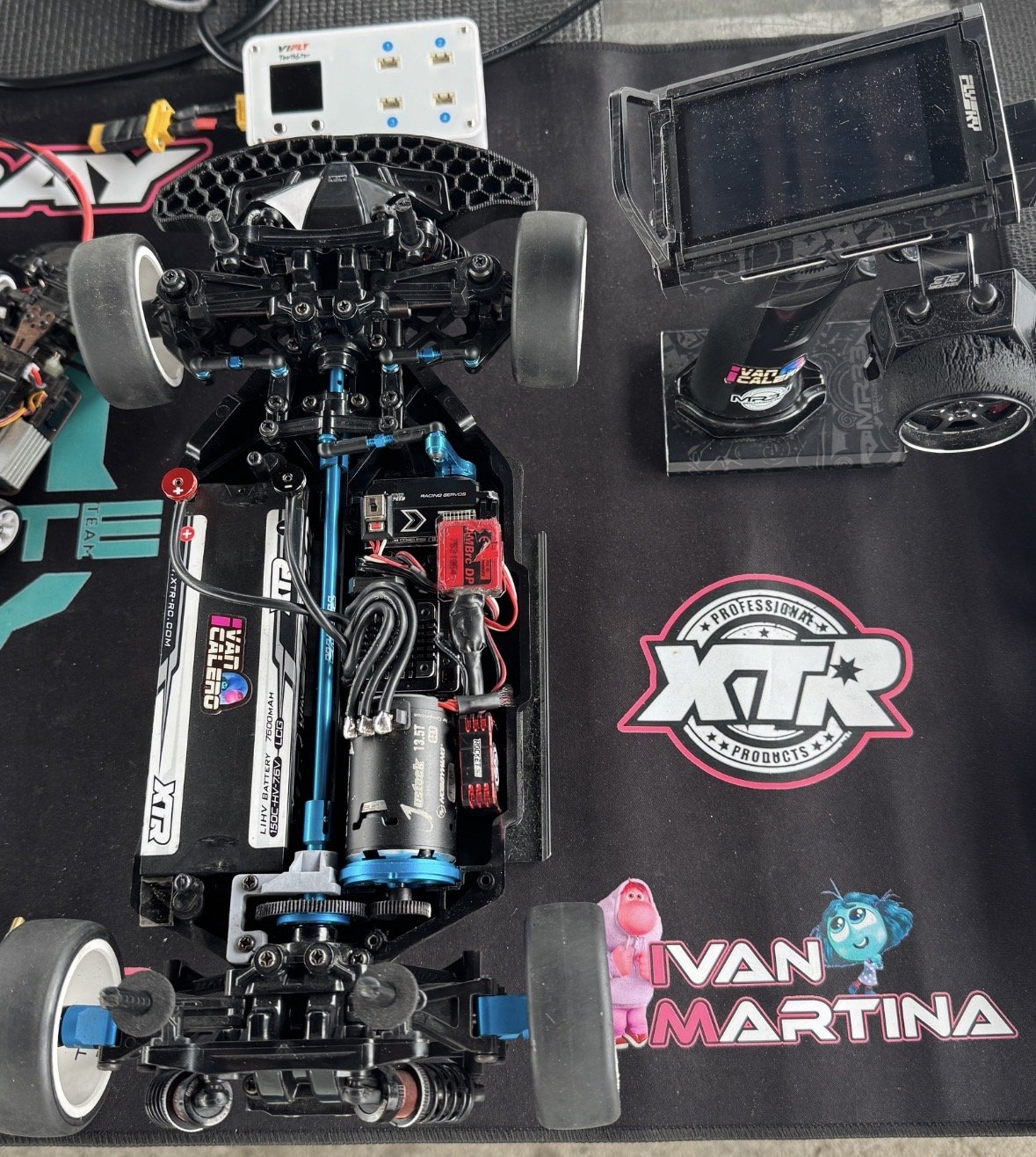 Tamiya R, Piste 1/10 TC Stock 13.5T, voiture radiocommandée de Ivan Calero Torres, AMSA Trinitat