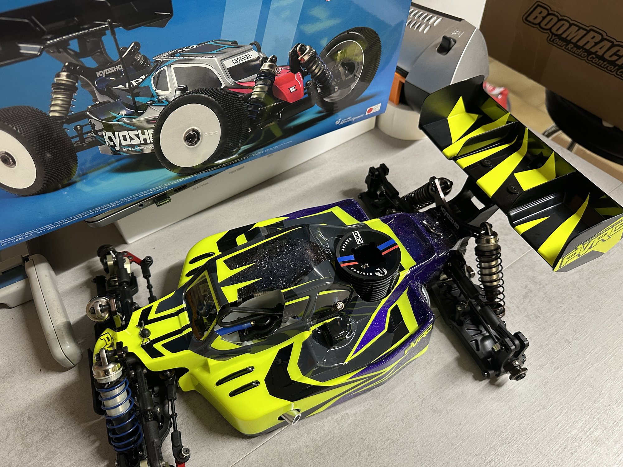 Kyosho MP11, voiture radiocommandée de Kris, TTMBC