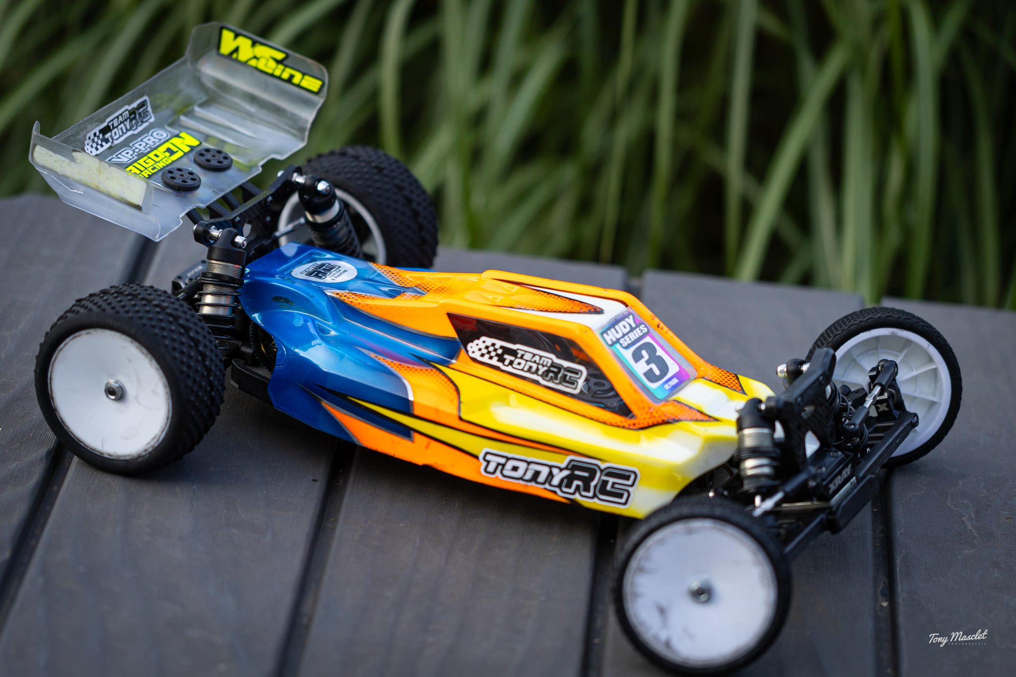 Xray XB2 carpet 2026, TT 1/10 4x2 Mod, voiture radiocommandée de Tony Masclet, RC Park club