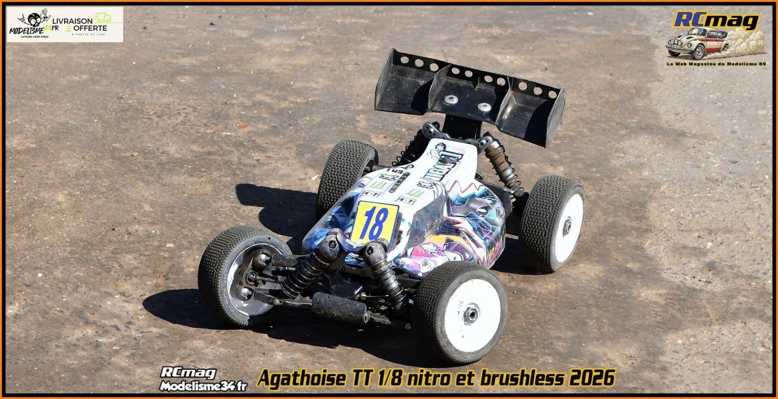 Mugen Seiki MBX8R ECO, voiture radiocommandée de FRANCK BAUDUIN, TTMBC