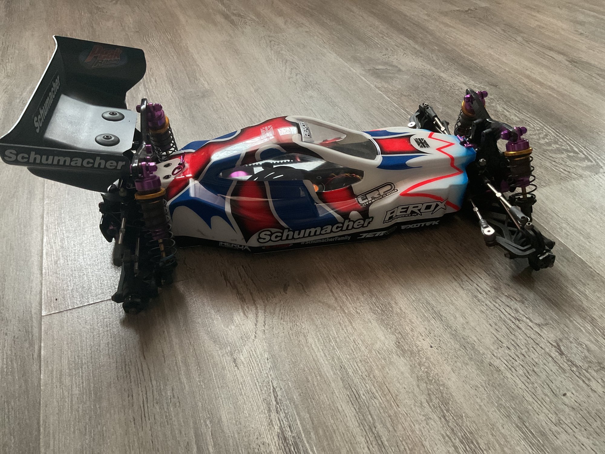 Schumacher CAT SX2, TT 1/10 4x4 Stock 13.5T, voiture radiocommandée de Thierry Miné, RC Park
